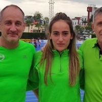 Uxue Castro Dos medallas en el campeonato de Euskadi sub 16 y Buen papel de Ane Bárcena en el campeonato de España sub 23