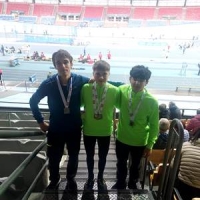 Buena campeonato de Euskadi de l@s jóvenes atletas del Galdakao A.t.