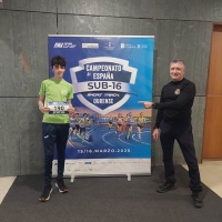 Unax Lagardera 12º en el Campeonato de España sub 16 de Pista Cubierta en Ourense
