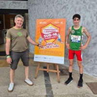 Buen papel de Unax lagardera en el campeonato de España sub16 en 3000m.l.