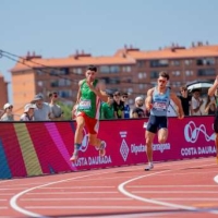Xabier Capetillok 9. postua lortu zuen Espainiako 200 metroko pistako aire zabaleko txapelketan.